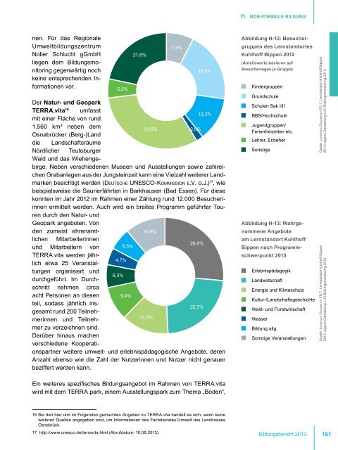 BILDUNGSBERICHT 2013 - Landkreis Osnabrück