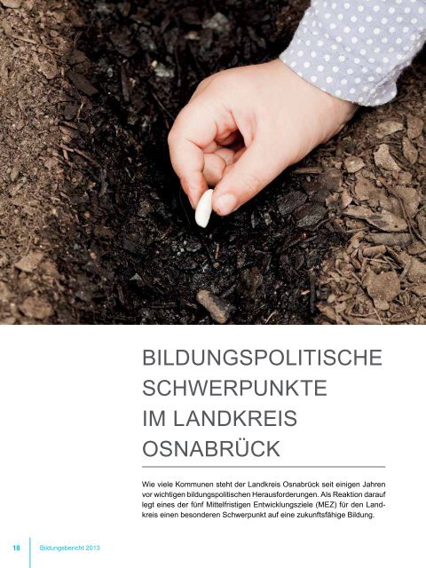 BILDUNGSBERICHT 2013 - Landkreis Osnabrück