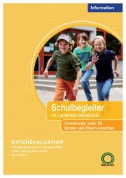 Abschlussevaluation Schulbegleiter 2012/2013 - Landkreis Osnabrück