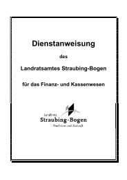 Dienstanweisung - Landkreis Straubing-Bogen