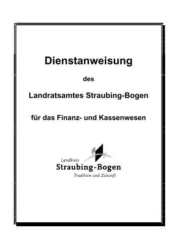 Dienstanweisung - Landkreis Straubing-Bogen