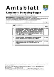 Amtsblatt - Landkreis Straubing-Bogen