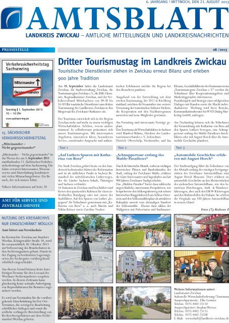 August 2013 - Landkreis Zwickau