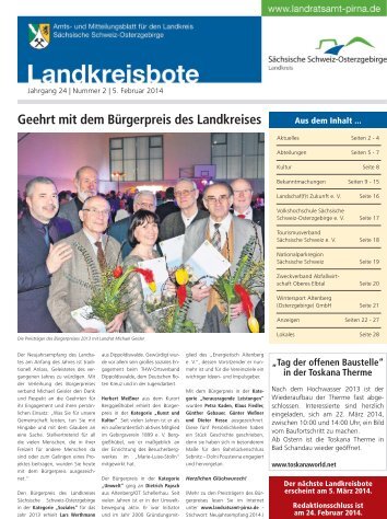 Landkreisbote Nr. 02 vom 05.02.2014 [Download,*.pdf, 5,07 MB ]