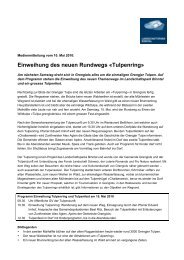Medienmitteilung vom 10. Mai als PDF - Landschaftspark Binntal