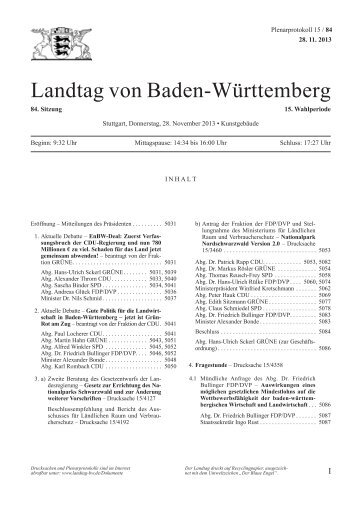 Landtag von Baden-WÃ¼rttemberg - Landtag Baden WÃ¼rttemberg