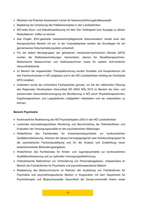 Tätigkeitsbericht 2012 - beim Niederösterreichischen Landtag