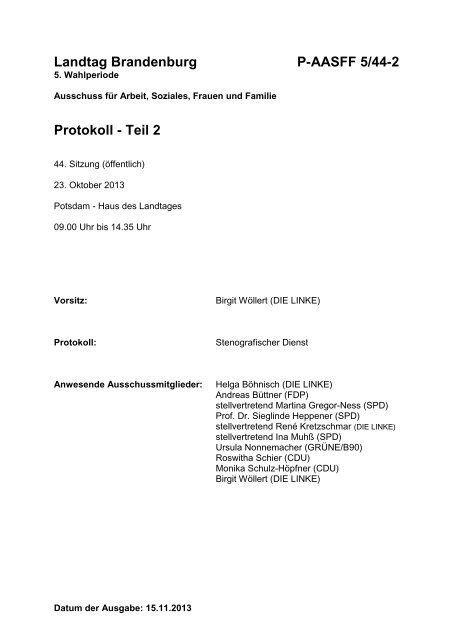 PDF , 7.6 MB - Landtag Brandenburg - Land Brandenburg