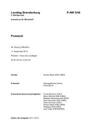 Sitzung des Ausschusses für Wirtschaft am 11.09.2013 [ PDF , 5.2 MB]