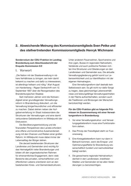 Abschlussbericht der Enquete- Kommission 5/2 - Landtag ...