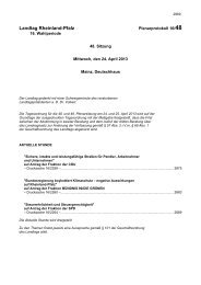 Protokoll der 48. Plenarsitzung - Landtag Rheinland-Pfalz
