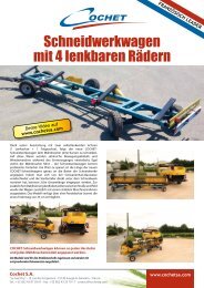 Schneidwerkwagen mit 4 lenkbaren Rädern - Landtechnik Graml