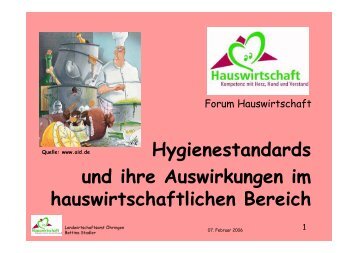 Forum Hauswirtschaft - Infodienst - Landwirtschaft, Ernährung ...