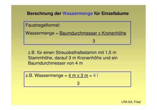 Pflanzenschutz im Bio-Streuobst 2009