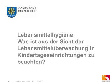 Lebensmittelhygiene