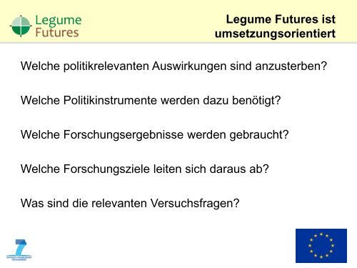 Leguminosen-gestützte Anbausysteme für Europa