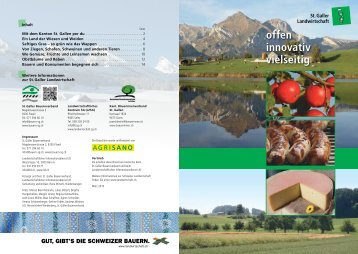 Broschüre als PDF herunterladen - Schweizer Landwirtschaft