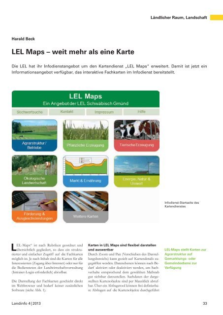 gesamte Ausgabe als Download - Infodienst - Landwirtschaft ...