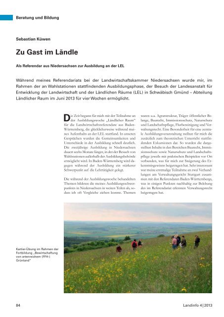 gesamte Ausgabe als Download - Infodienst - Landwirtschaft ...