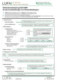 Deklarationsbeispiel gemäß DüMV für das Inverkehrbringen von ...