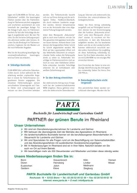 Ratgeber Förderung 2013 - Landwirtschaftskammer Nordrhein ...