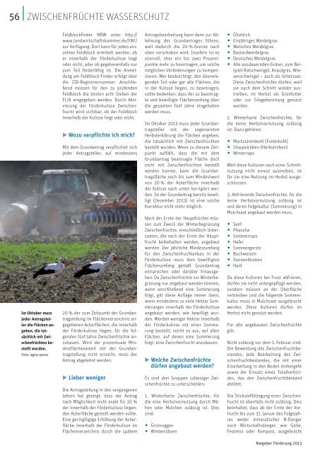 Ratgeber Förderung 2013 - Landwirtschaftskammer Nordrhein ...