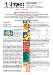 Japanese Brochure March 2013 - Language International Bookshop