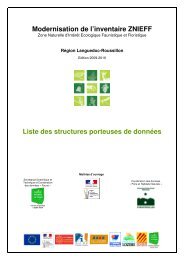 Télécharger la liste des structures porteuses de données - DREAL ...