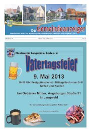 9. Mai 2013 - Langweid am Lech