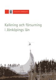 Informationsfolder om Kalkning och försurning - Länsstyrelserna