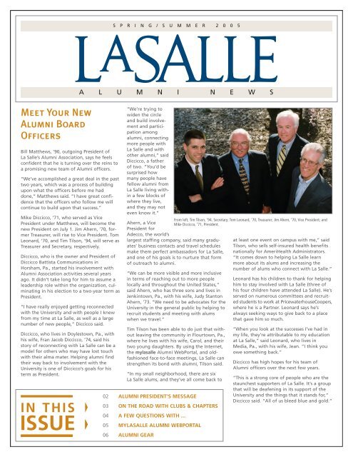 Spring 2005 - La Salle University