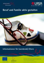 Beruf und Familie aktiv gestalten - LASA Brandenburg GmbH