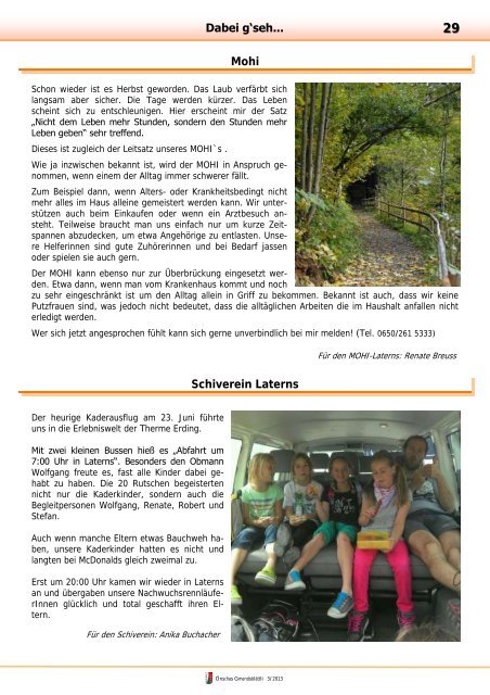 Ausgabe 3-2013 - Gemeinde Laterns