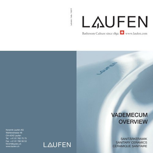 VADEMECUM OVERVIEW - Laufen