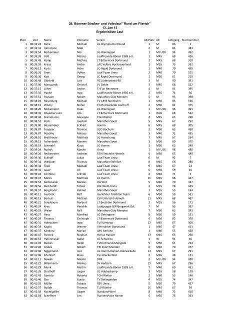 für den Straßen- und Volkslauf als PDF-Datei - Lauffreunde Bönen ...