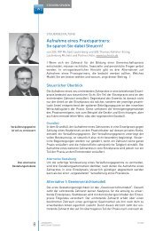 aufnahme eines praxispartners - Laufenberg Michels und Partner