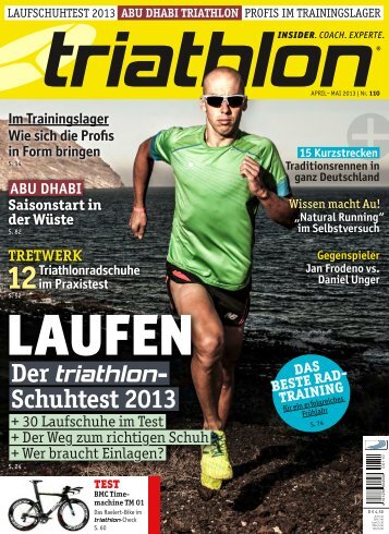 Triathlon Laufschuhtest - Laufschuhkauf.de