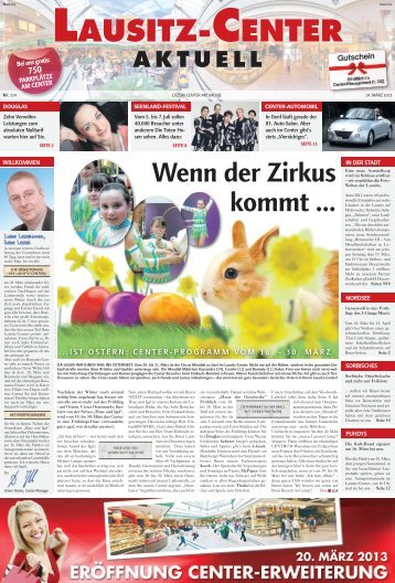 Wenn der Zirkus kommt ... - Lausitz-Center, Hoyerswerda