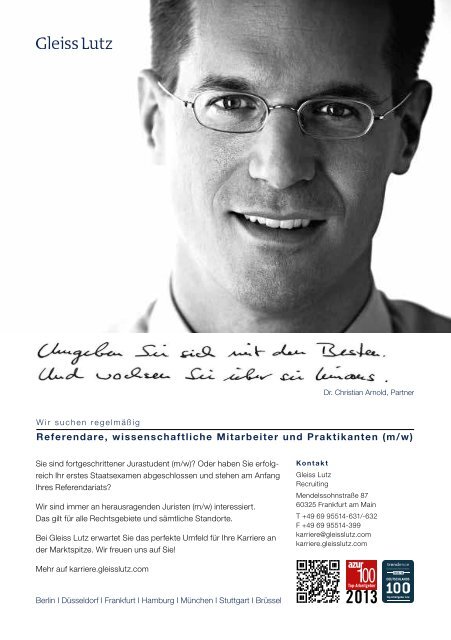 HERBST- TRIMESTER 2013 - Bucerius Law School