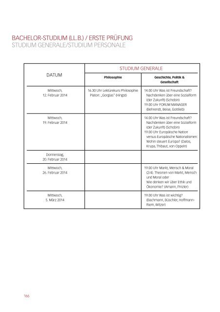 HERBST- TRIMESTER 2013 - Bucerius Law School