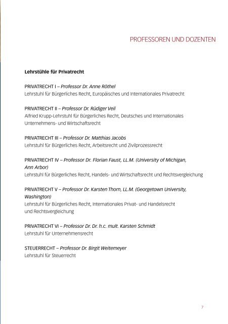 HERBST- TRIMESTER 2013 - Bucerius Law School