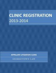 Appellate Litigation Program - Georgetown Law
