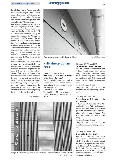 Zeitschrift der LBV-Kreisgruppe München - LBV München