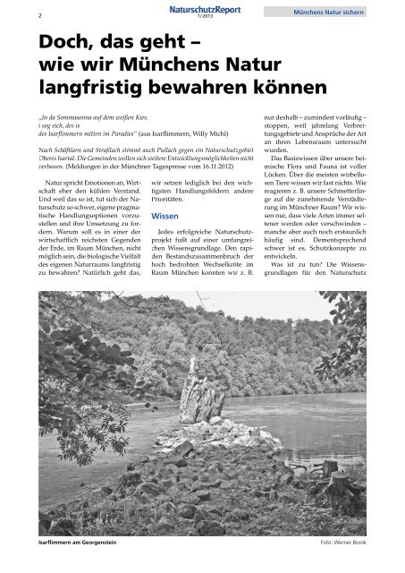 Zeitschrift der LBV-Kreisgruppe München - LBV München