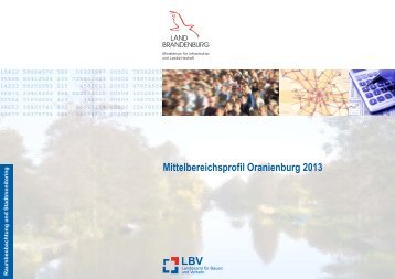 Mittelbereichsprofil Oranienburg 2013 - LBV - Brandenburg.de