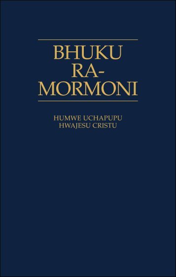 bhuku ra- mormoni - The Church of Jesus Christ of Latter-day Saints