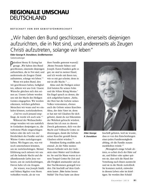 REGIONALE UMSCHAU DEUTSCHLAND