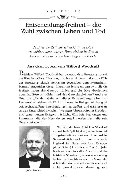 Lehren der Präsidenten der Kirche: Wilford Woodruff - The Church of ...