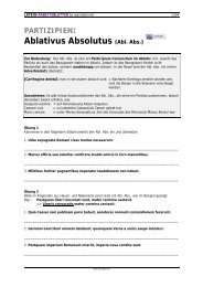 Ablativus Absolutus (Abl. Abs.) - Learnable