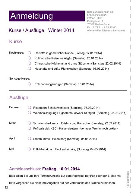 Jahresprogramm 2014 - Lebenshilfe der Region Baden-Baden ...
